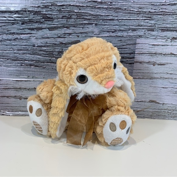 LIGHT Brown Easter Bunnie Rabbit Super Soft Plush 7’ - Picture 2 of 5